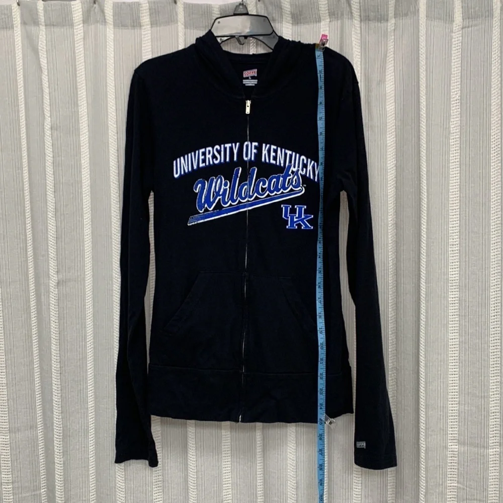 Soffe UK Wildcats University of Kentucky Full Zip Hoodie Lightweight Size L -EUC - Picture 6 of 11